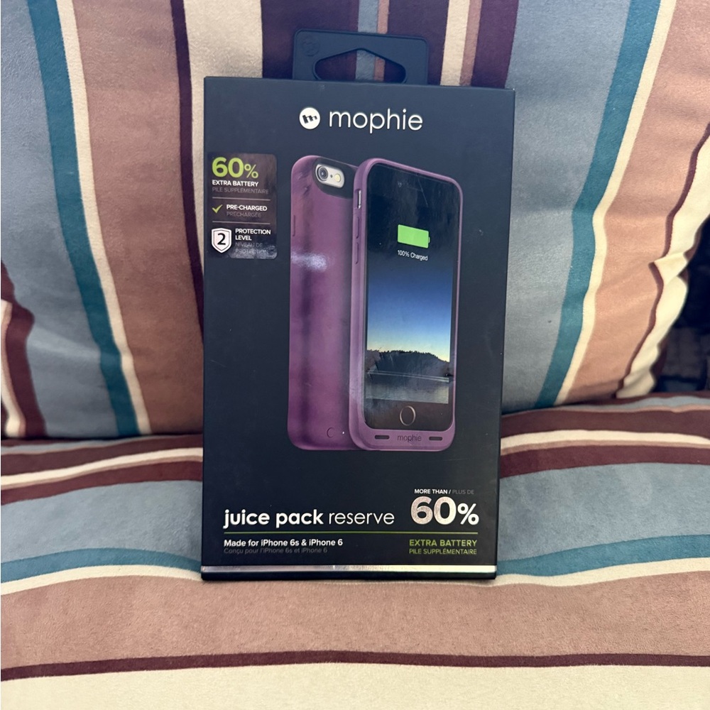 Mophie Purple Juice Pack Reserve for iPhone 6/6s